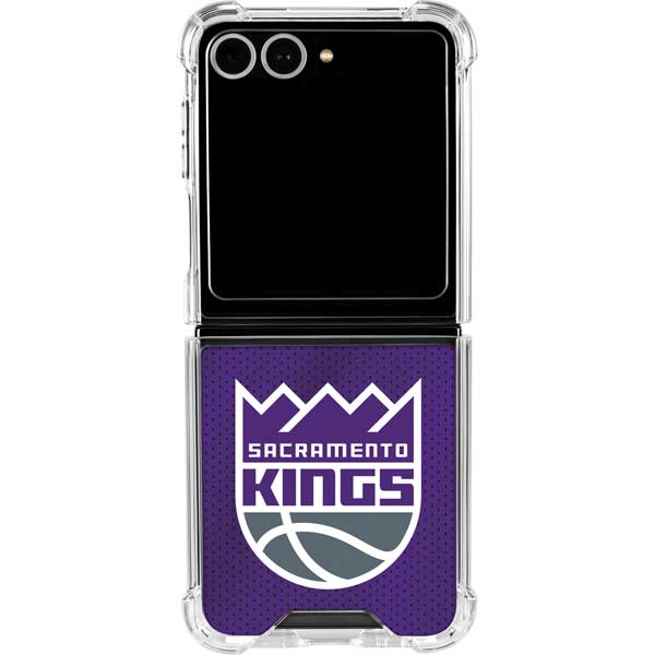 NBA Sacramento Kings Jersey Galaxy Z Flip7 Clear Case