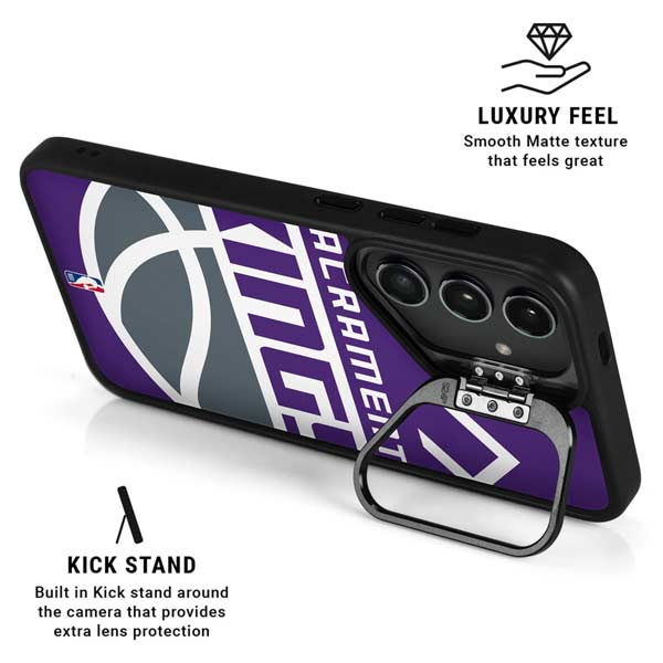 NBA Sacramento Kings Large Logo Galaxy S26 Plus Kickstand Case