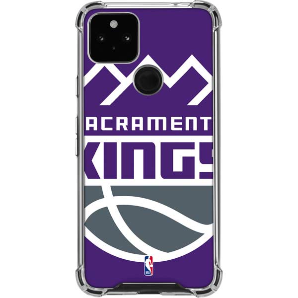 NBA Sacramento Kings Large Logo Pixel Cases