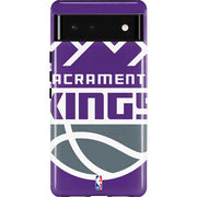 NBA Sacramento Kings Large Logo Pixel Cases