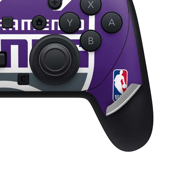 NBA Sacramento Kings Large Logo Nintendo Switch 2 (2025) Pro Controller Skin