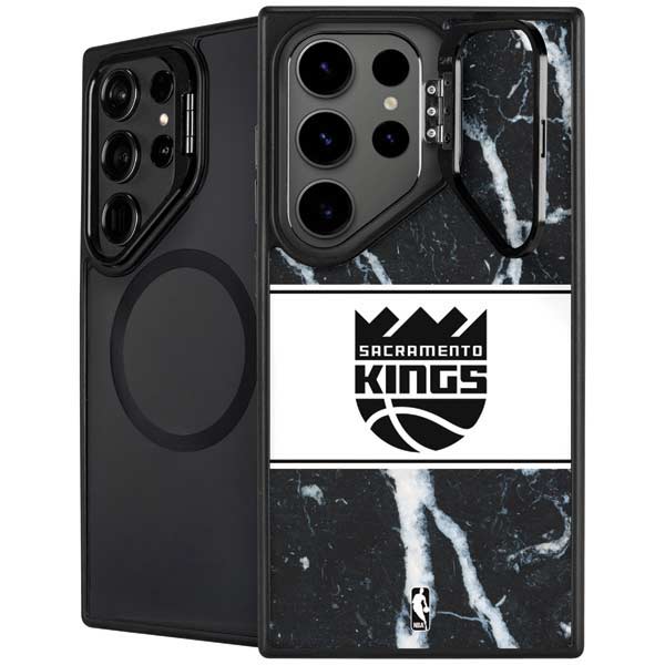 NBA Sacramento Kings Marble Galaxy S26 Ultra Kickstand Case