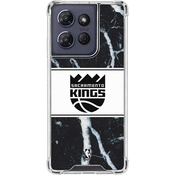 NBA Sacramento Kings Marble Moto G 5G (2025) Clear Case