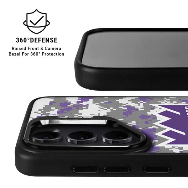 NBA Sacramento Kings Purple Digi Camo Galaxy S26 Kickstand Case