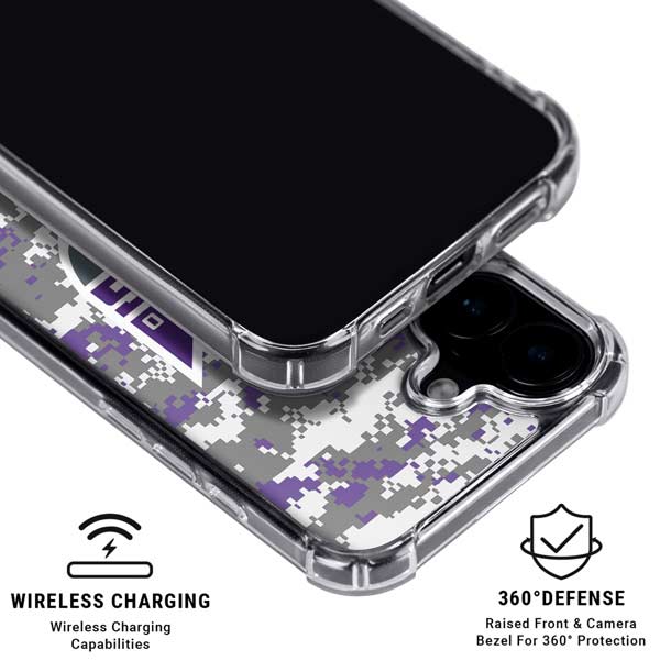 NBA Sacramento Kings Purple Digi Camo iPhone 17 MagSafe Case