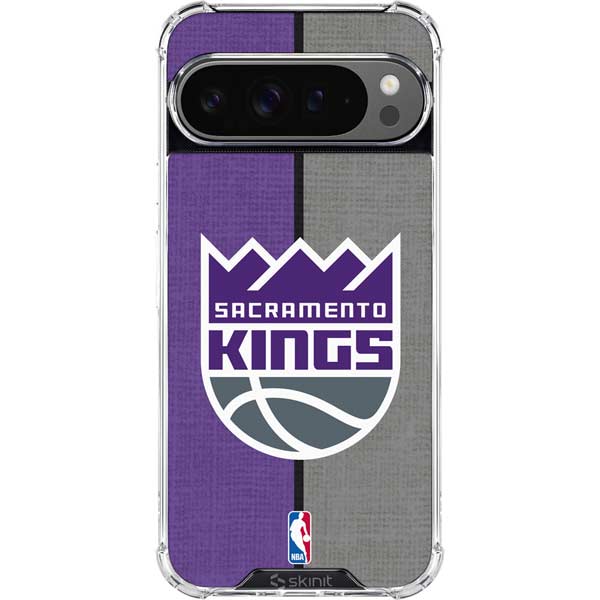 NBA Sacramento Kings Split Canvas Google Pixel 10 Pro Clear Case