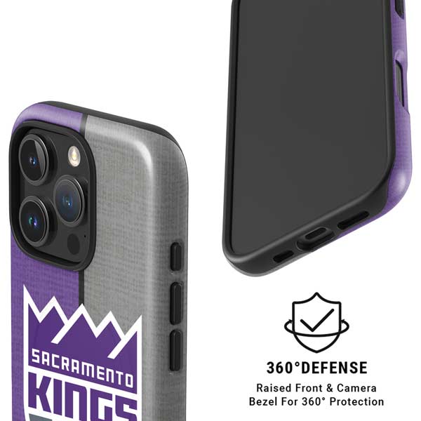 NBA Sacramento Kings Split Canvas iPhone 16 Pro Magsafe Impact Case