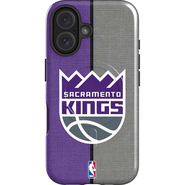 NBA Sacramento Kings Split Canvas iPhone 17 Magsafe Impact Case