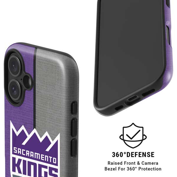NBA Sacramento Kings Split Canvas iPhone 17 Magsafe Impact Case