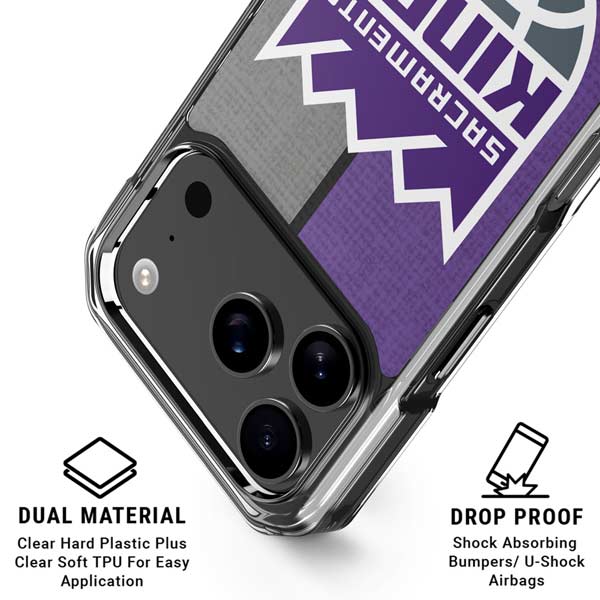 NBA Sacramento Kings Split Canvas iPhone 17 Pro Max MagSafe Case
