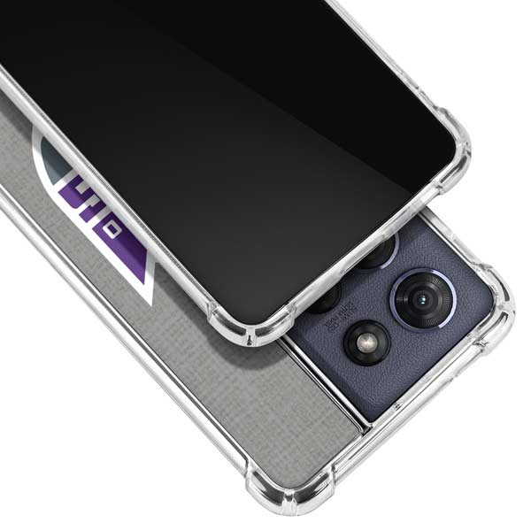 NBA Sacramento Kings Split Canvas Moto G Play 5G (2025) Clear Case