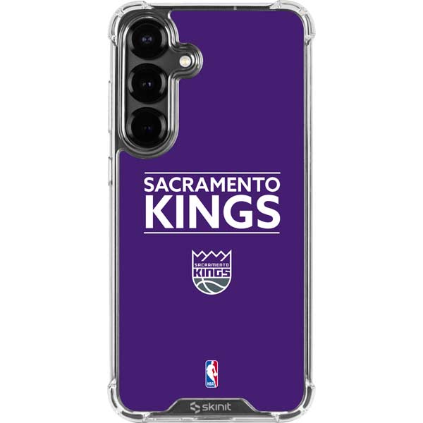 NBA Sacramento Kings Standard - Purple Galaxy S26 Clear Case