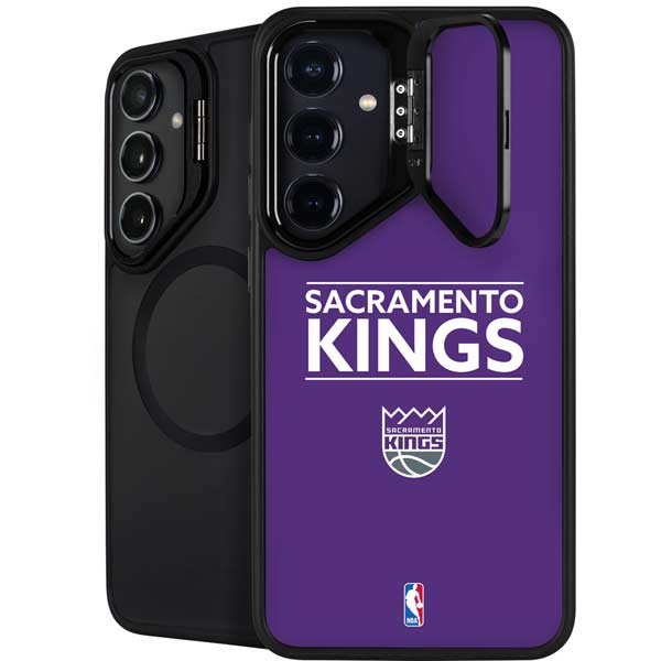 NBA Sacramento Kings Standard - Purple Galaxy S26 Plus Kickstand Case