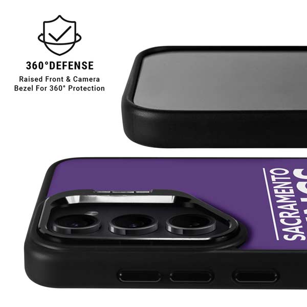 NBA Sacramento Kings Standard - Purple Galaxy S26 Plus Kickstand Case