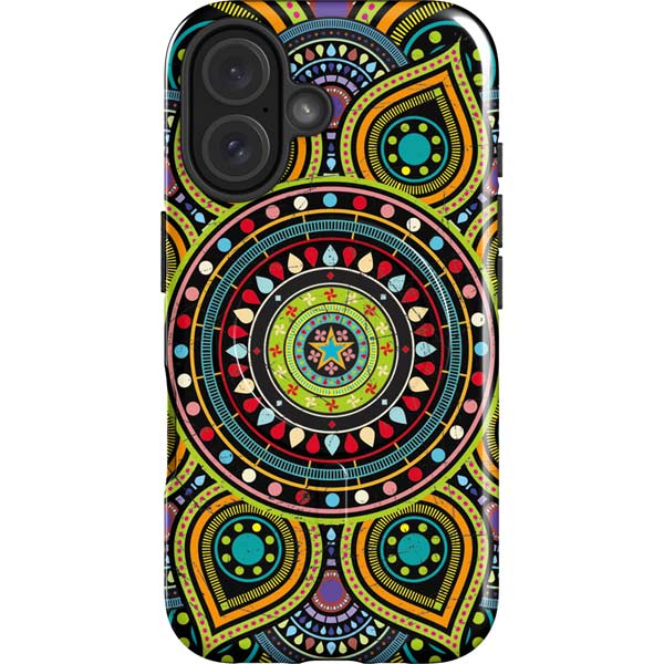 Sacred Wheel Colored iPhone 16 Magsafe Impact Case