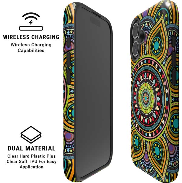 Sacred Wheel Colored iPhone 16 Magsafe Impact Case
