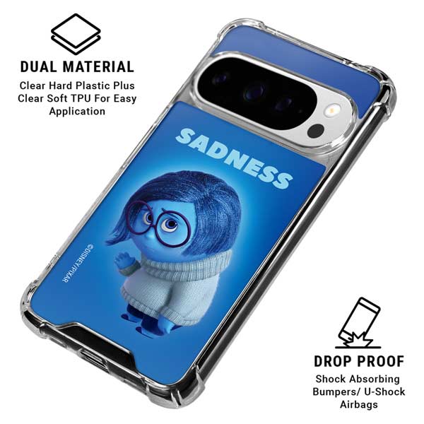 Disney Inside Out Sadness Portrait Google Pixel 10 Pro XL Clear Case