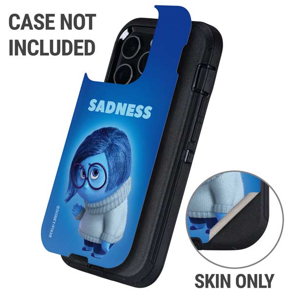 Disney Inside Out Sadness Portrait Otterbox Defender iPhone Skin
