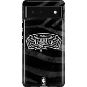 NBA San Antonio Spurs Black Animal Print Pixel Cases