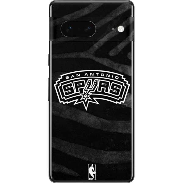 NBA San Antonio Spurs Black Animal Print Pixel Skins