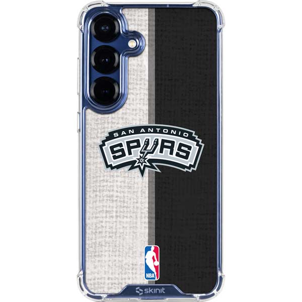 NBA San Antonio Spurs Canvas Galaxy S25 Plus Clear Case