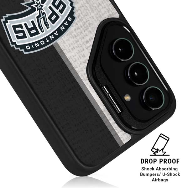 NBA San Antonio Spurs Canvas Galaxy S26 Plus Kickstand Case