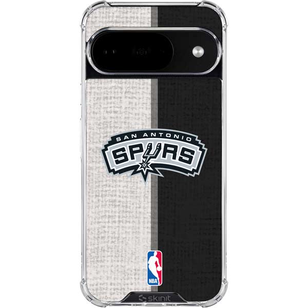 NBA San Antonio Spurs Canvas Google Pixel 10 Clear Case