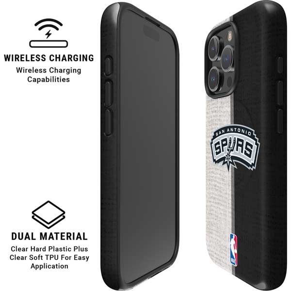 NBA San Antonio Spurs Canvas iPhone 16 Pro Max Magsafe Impact Case