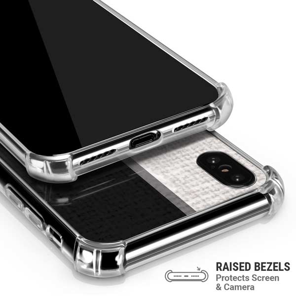 NBA San Antonio Spurs Canvas iPhone X/XS Clear Case