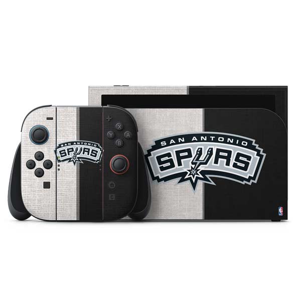 NBA San Antonio Spurs Canvas Nintendo Switch 2 (2025) with Joy-Con Skin