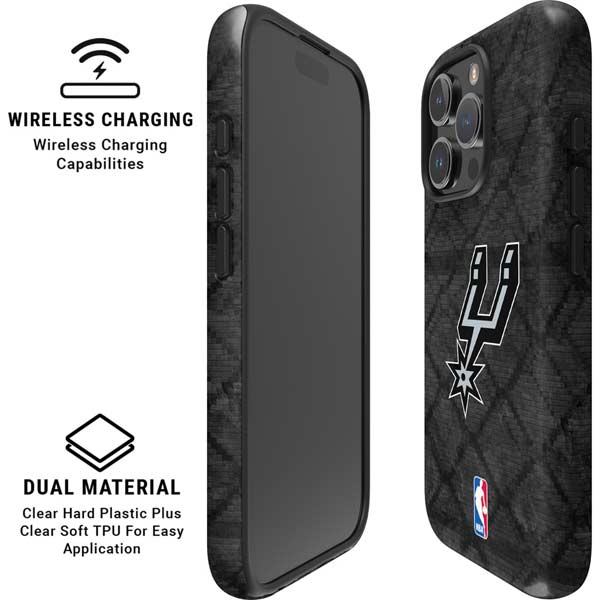 NBA San Antonio Spurs Dark Rust iPhone 16 Pro Max Magsafe Impact Case