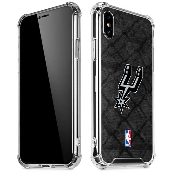 NBA San Antonio Spurs Dark Rust iPhone X/XS Clear Case