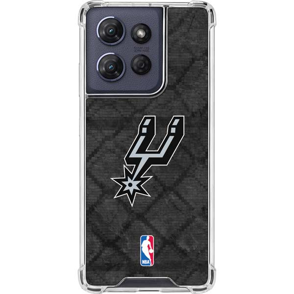 NBA San Antonio Spurs Dark Rust Moto G Power 5G (2025) Clear Case