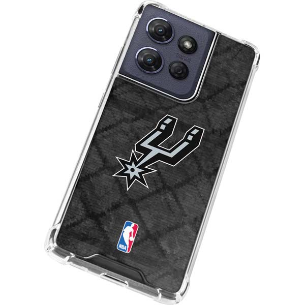 NBA San Antonio Spurs Dark Rust Moto G Power 5G (2025) Clear Case