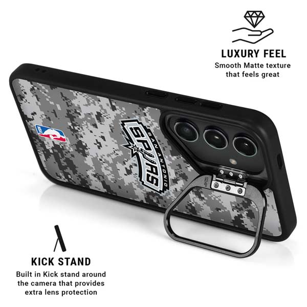 NBA San Antonio Spurs Digi Camo Galaxy S26 Kickstand Case