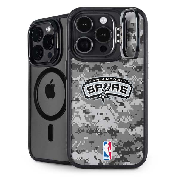 NBA San Antonio Spurs Digi Camo iPhone 14 Pro Kickstand Case