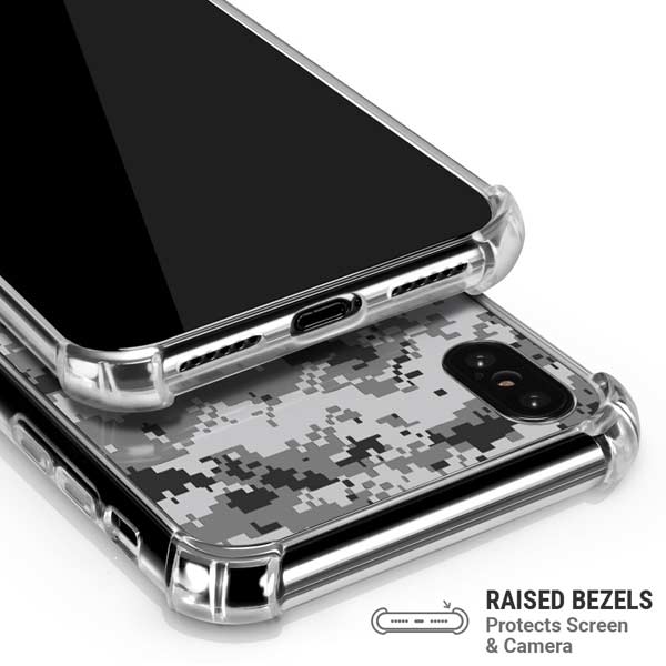 NBA San Antonio Spurs Digi Camo iPhone X/XS Clear Case