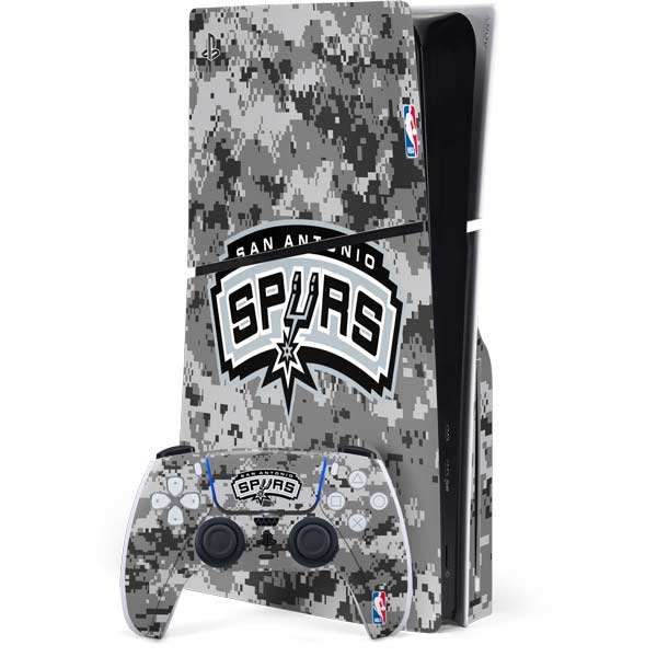NBA San Antonio Spurs Digi Camo PlayStation PS5 Skins