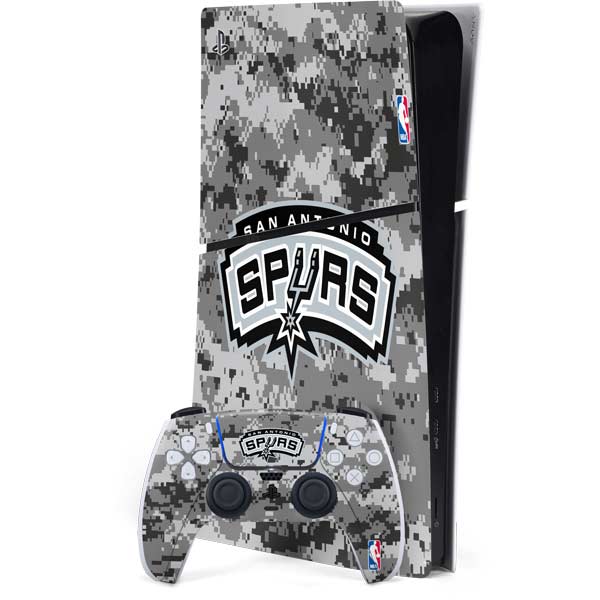 NBA San Antonio Spurs Digi Camo PlayStation PS5 Skins
