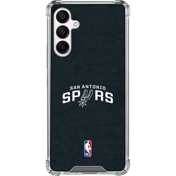 NBA San Antonio Spurs Distressed Galaxy A16 5G Clear Case