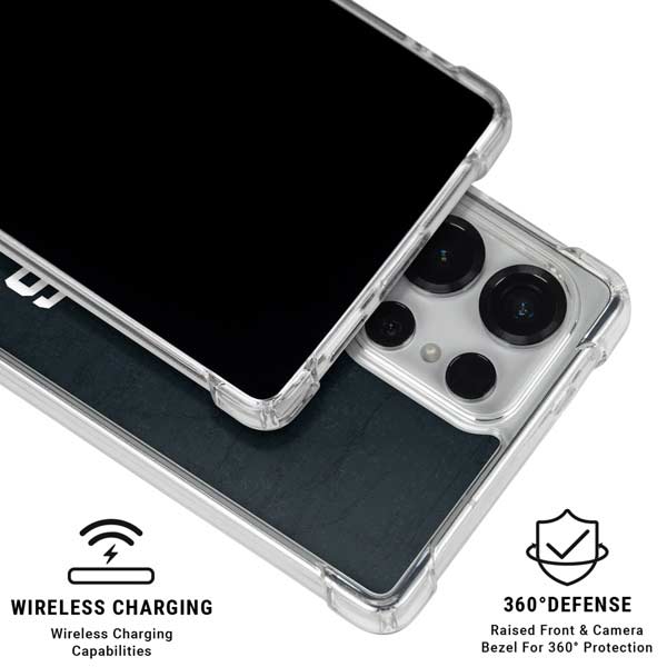 NBA San Antonio Spurs Distressed Galaxy S25 Ultra Clear Case