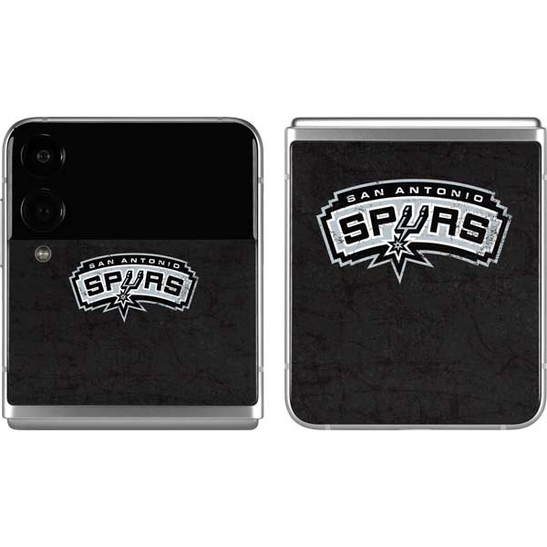 NBA San Antonio Spurs Distressed Galaxy Z Flip4 5G Skin