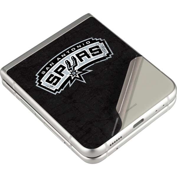 NBA San Antonio Spurs Distressed Galaxy Z Flip4 5G Skin