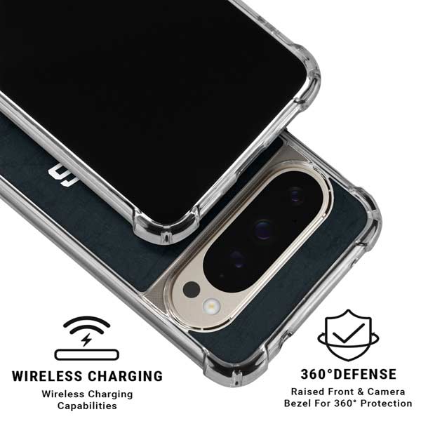 NBA San Antonio Spurs Distressed Google Pixel 9 Pro XL Clear Case