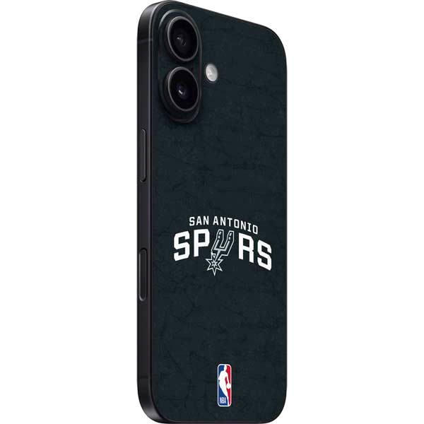 NBA San Antonio Spurs Distressed iPhone 16 Plus Skin