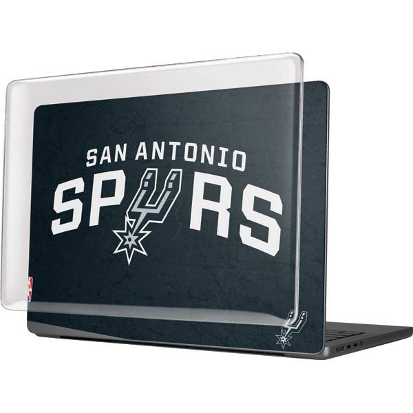 NBA San Antonio Spurs Distressed MacBook Pro 14in (2021-24) Case plus Skin