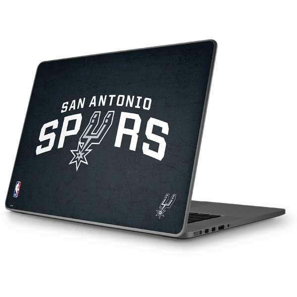 NBA San Antonio Spurs Distressed Apple MacBook Pro 17-inch Skin