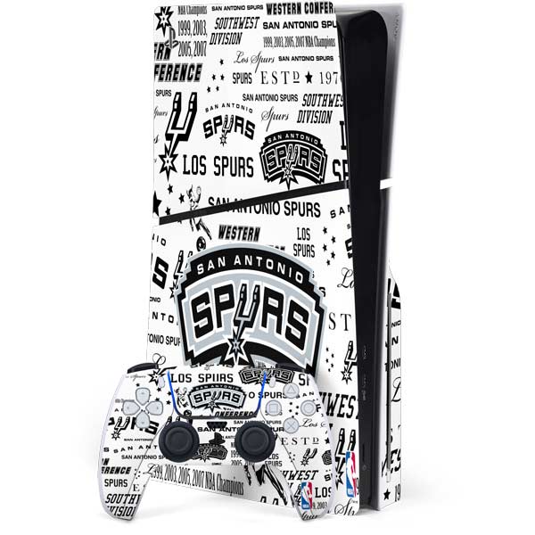 NBA San Antonio Spurs Historic Blast PlayStation PS5 Skins