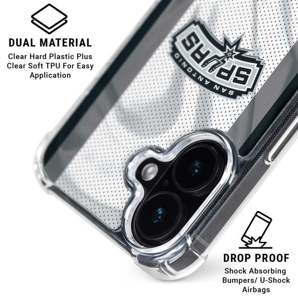 NBA San Antonio Spurs iPhone 17 Clear Case