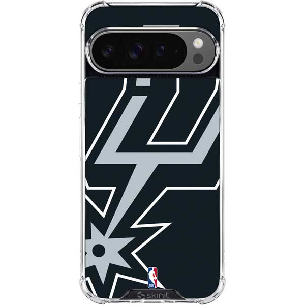 NBA San Antonio Spurs Large Logo Google Pixel 10 Pro Clear Case